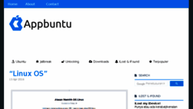 What Appbuntu.com website looked like in 2018 (5 years ago)