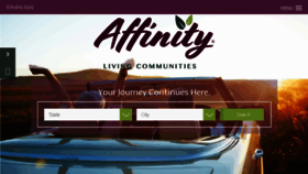 What Affinityforliving.com website looked like in 2018 (5 years ago)