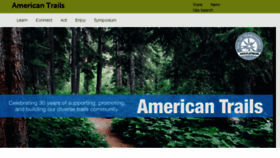What Americantrails.org website looked like in 2018 (5 years ago)