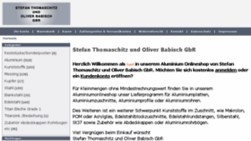 What Aluvertrieb.de website looked like in 2018 (5 years ago)