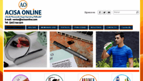 What Acisaonline.com website looked like in 2018 (5 years ago)