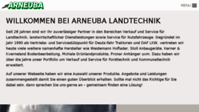 What Arneuba.de website looked like in 2018 (5 years ago)
