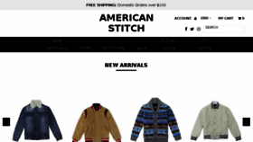 What Americanstitch.com website looked like in 2018 (5 years ago)