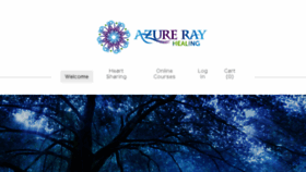 What Azurerayhealing.com website looked like in 2018 (5 years ago)