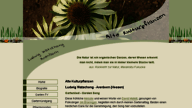 What Alte-kulturpflanzen.de website looked like in 2018 (5 years ago)