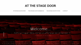 What Atthestagedoor.com website looked like in 2018 (5 years ago)