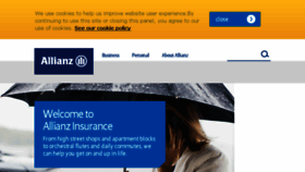 What Allianz.co.uk website looked like in 2018 (5 years ago)