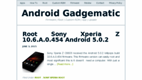 What Androidgadgematic.com website looked like in 2018 (5 years ago)