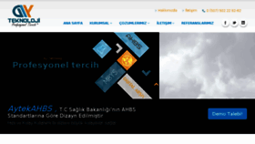 What Ayteknoloji.net website looked like in 2018 (5 years ago)
