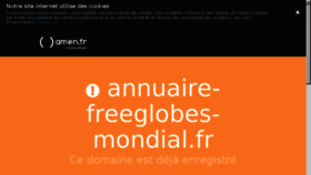 What Annuaire-freeglobes-mondial.fr website looked like in 2018 (5 years ago)