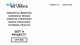 What Altblu.com website looked like in 2018 (6 years ago)