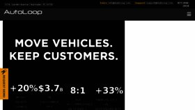 What Autoloop.us website looked like in 2018 (5 years ago)