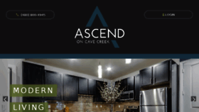 What Ascendcavecreek.com website looked like in 2018 (5 years ago)