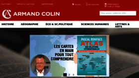 What Armand-colin.com website looked like in 2018 (5 years ago)
