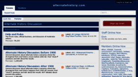 What Alternatehistory.net website looked like in 2018 (5 years ago)