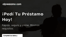 What Alprestamo.com website looked like in 2018 (5 years ago)