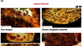 What Americantimesfood.com website looked like in 2018 (5 years ago)