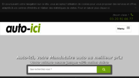What Auto-ici.fr website looked like in 2018 (5 years ago)