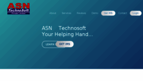 What Asntechnosoft.com website looked like in 2018 (5 years ago)