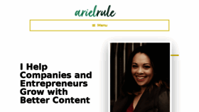 What Arielrule.com website looked like in 2018 (5 years ago)