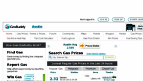What Austingasprices.com website looked like in 2018 (5 years ago)