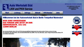 What Autowerkstatt-mariendorf.berlin website looked like in 2018 (5 years ago)