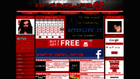 What Afterlife.it website looked like in 2018 (5 years ago)