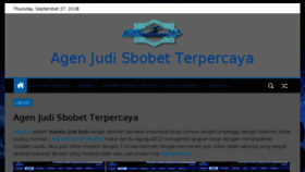 What Agensbobet212.xyz website looked like in 2018 (5 years ago)