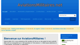 What Aviationsmilitaires.net website looked like in 2018 (5 years ago)