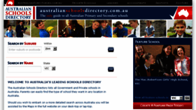 What Australianschoolsdirectory.com.au website looked like in 2018 (5 years ago)