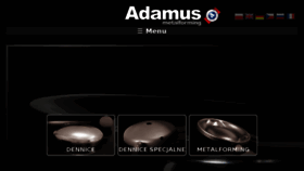 What Adamus.pl website looked like in 2018 (5 years ago)
