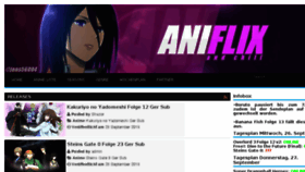 What Aniflix.net website looked like in 2018 (5 years ago)