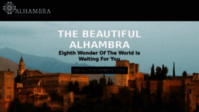 What Alhambraprivatetour.com website looked like in 2018 (5 years ago)