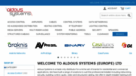 What Aldoussystems.co.uk website looked like in 2018 (5 years ago)