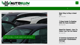 What Autosbillow.com website looked like in 2018 (5 years ago)