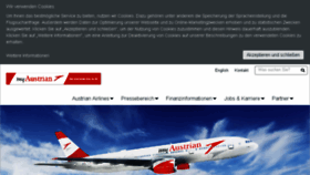 What Austrianairlines.ag website looked like in 2018 (5 years ago)