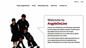 What Argyleonline.co.nz website looked like in 2018 (5 years ago)