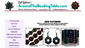 What Aroundthebeadingtable.com website looked like in 2018 (5 years ago)