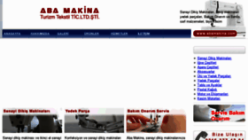 What Abamakina.com website looked like in 2018 (5 years ago)