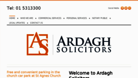 What Ardaghlaw.ie website looked like in 2018 (5 years ago)