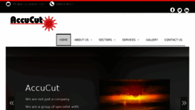 What Accucutlaser.in website looked like in 2018 (5 years ago)