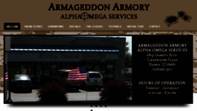 What Armageddonarmory.com website looked like in 2018 (5 years ago)