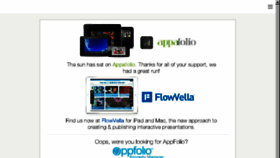 What Appafolio.com website looked like in 2018 (7 years ago)