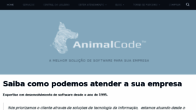 What Animalcode.com.br website looked like in 2018 (5 years ago)