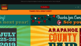 What Arapahoecountyfair.com website looked like in 2018 (5 years ago)