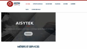 What Aisytek.com website looked like in 2018 (5 years ago)