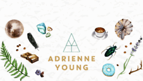 What Adrienneyoungbooks.com website looked like in 2018 (5 years ago)