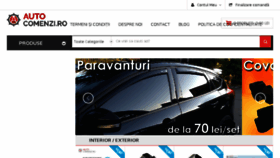What Autocomenzi.ro website looked like in 2018 (5 years ago)