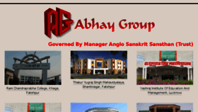 What Abhaygroup.com website looked like in 2018 (5 years ago)