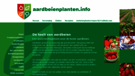 What Aardbeienplanten.info website looked like in 2018 (5 years ago)